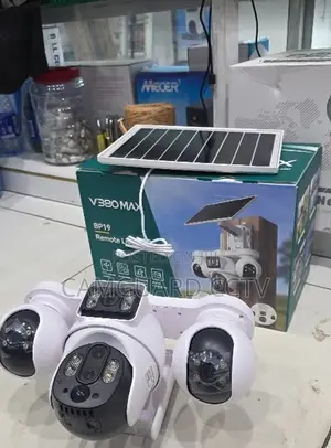 V380 Pro 4 Lens Outdoor Security Camera With Pan Tilt Zoom Function