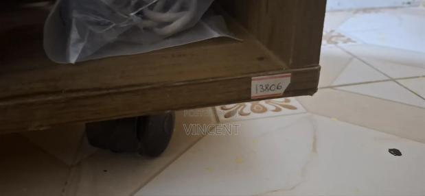 Wooden TV Stand With Storage Cabinets - thumbnail 3