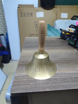 Metal School Bells 14cm – Loud Hand Bells for Schools Kenya