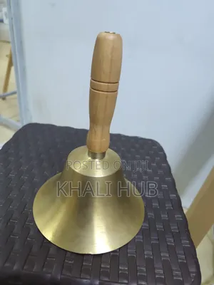 School Hand Bells 14cm School Hand Bell for Teachers and Classrooms