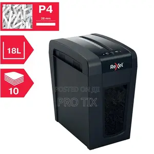 Rexel Secure X10 Shredder Cross Cut P4 10 Sheets Office