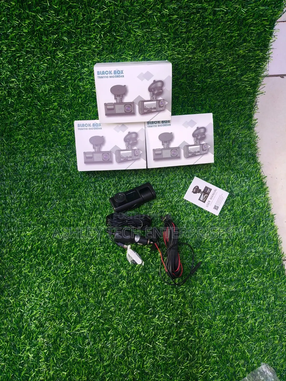 3 in 1 Dashboard Camera – Front, Rear Inside Car DVR