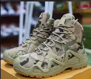 Quality Leather Casual Lowar S33 Outdoor Hiking Unisex High Boots