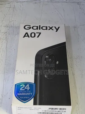 New Samsung Galaxy A07 4G 128 GB Black