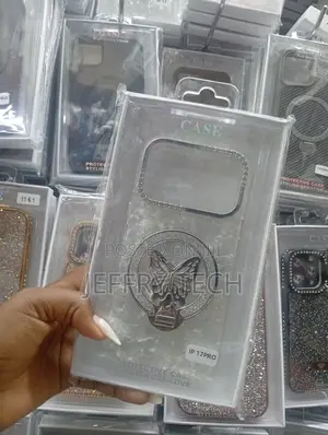 Joom Glitter Butterfly Gradient Stand Case for iPhone 17 Pro