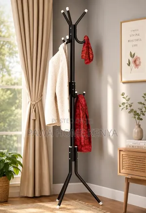 Metallic Coat Or Bags Hanger Stand