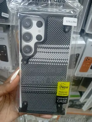 Galaxy S24 Ultra Carbon Fiber Texture Design Hard Pc Magsafe .