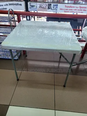 White Portable Folding Table
