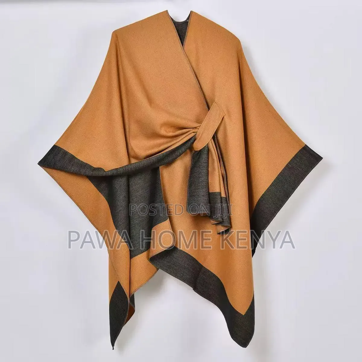 Wrap Me Up Belted Shawl/Poncho