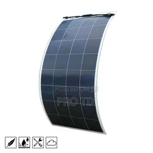 160w Semi Flexible Solar Panel 18v Lightweight Flex