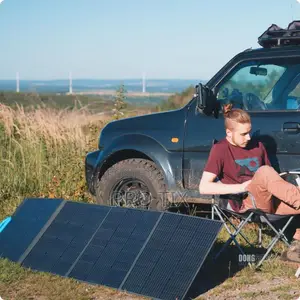 200w Foldable Solar Panel With Stand 36v Portable Charger
