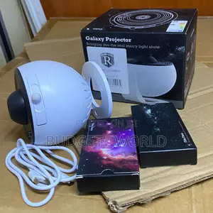 Space-Themed Galaxy Night Projector With 13 Rotating Projection Cards