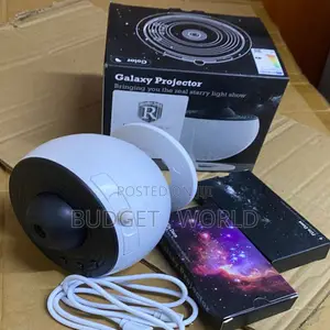 Portable Galaxy Projector Lamp With Rotating Celestial Sky Effects