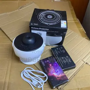 Modern Galaxy Night Light Projector With 13 Cosmic Projection Slides