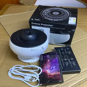 Rotating Space Projector Lamp for Relaxation, Sleep, and Room Decorati