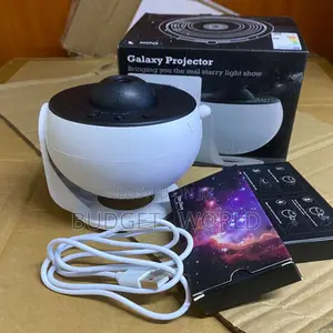Led Galaxy Lamp With 13 Space Projection Cards and Night Sky Effects