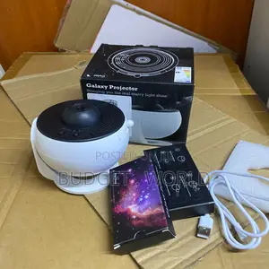 Bedroom Galaxy Projector Lamp With Rotating Nebula and Star Effects