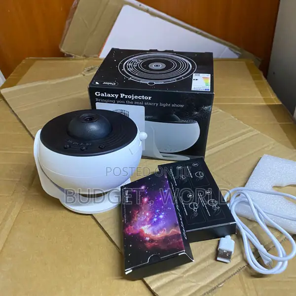 Bedroom Galaxy Projector Lamp With Rotating Nebula and Star Effects