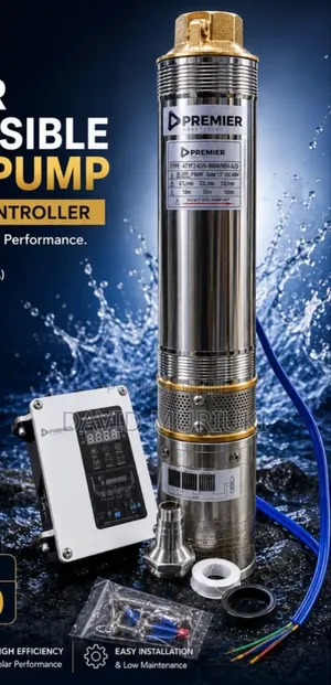 Premier Submersible Water Pump With Ac/Dc Controller.