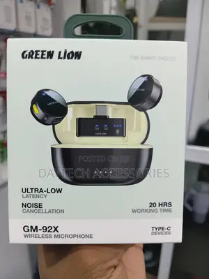 The Green Lion Gm-92x Wireless Microphone for Type C