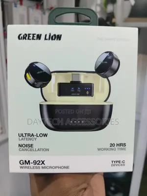 Green Lion Gm-92x Wireless Type C Button Microphone