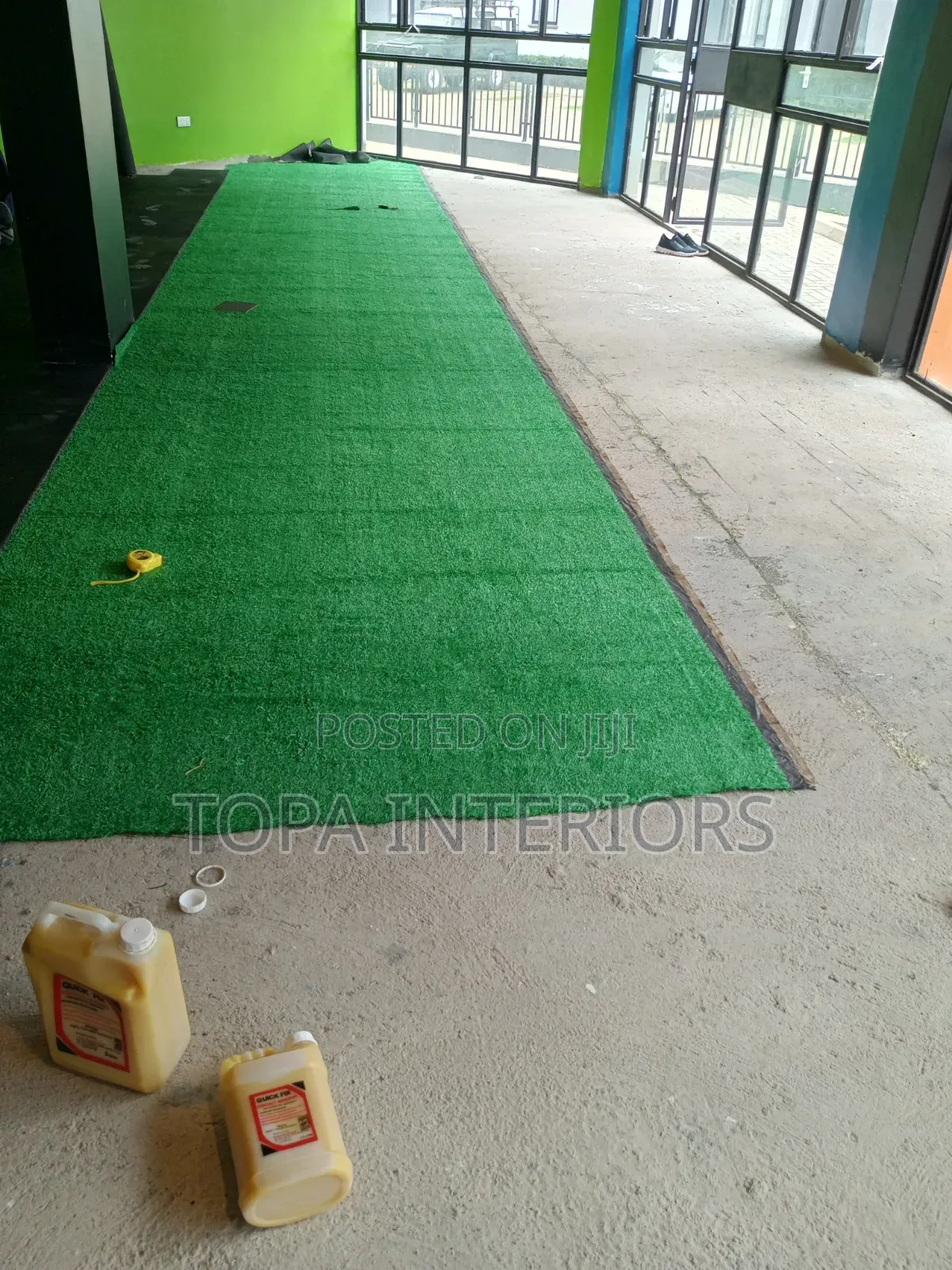 Green Artificial Floor Carpets for Balcony Decoration