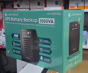 1kva Lightwave Ups Machine 1050va With 2 Outlets Ports