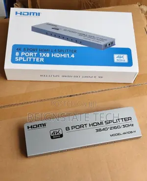 3840"2160 8way 8port Hdmi 1.4 Splitter