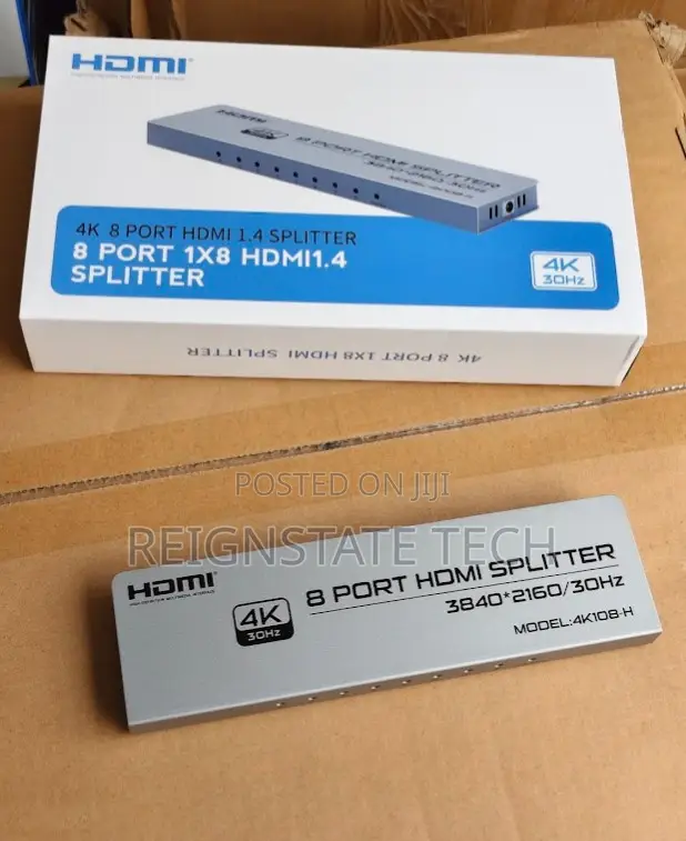 3840"2160 8way 8port Hdmi 1.4 Splitter
