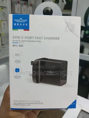 Brave BTC 320 2 Port Usb Wall Charger 24w