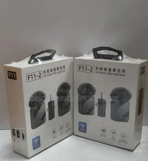 F11 Clip-on Wireless Microphone for Tiktok Youtube