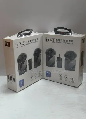 F11 Wireless Lavalier Mic for Video Recording Live Streaming