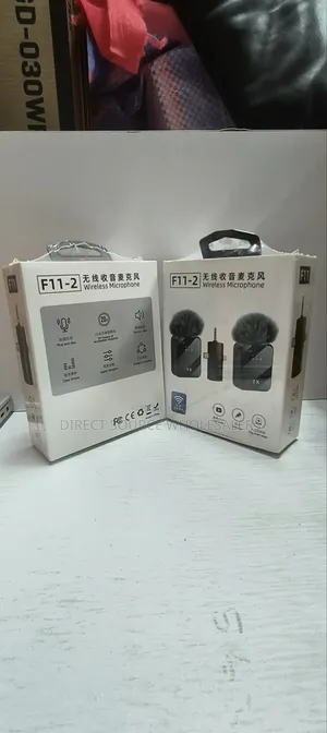 F11 Portable Wireless Micf11 Dual Wireless Lavalier Microphone