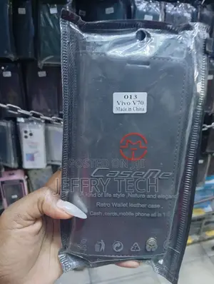 Vivo V70 Built-in Card Slots Premium Material Case