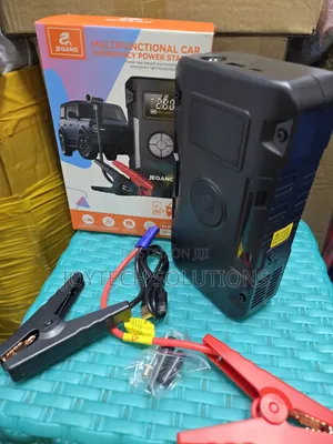 Portable 4in1 Car Emergency Kit Jump Starter Air Pump Torch, Powebank