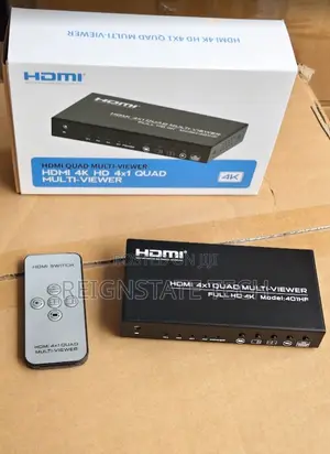 Hdmi Quad Multi-Viewer Uhd Seamless Switch 4x1 4 Input 1 Output