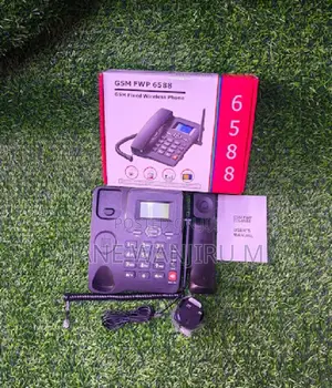 New 6588 Fixed Wireless Phone – Dual Sim Desktop Telephone
