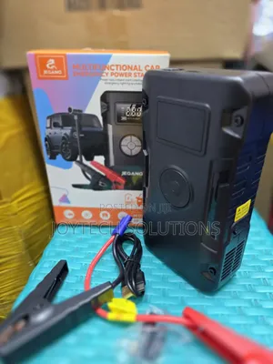 12v/24 Car Battery Booster Jump Starter With Digital Air Compressor