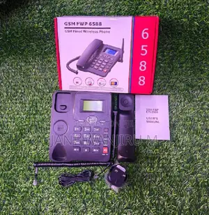 Dual Sim 6588 Wireless Phone – Portable Desktop Telephone
