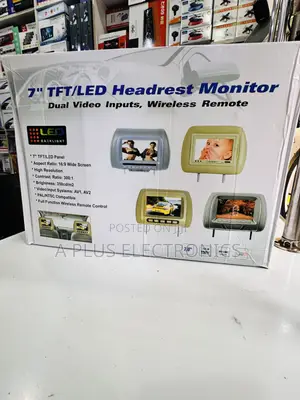 7 Inch Headrest Monitor – Premium Backseat Display