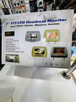 7 Inch Headrest Monitor – Usb/Sd Multimedia Player