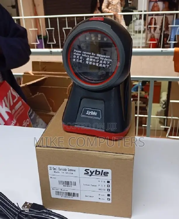 Syble Round Table Mount Omnidirectional Barcode Scanner