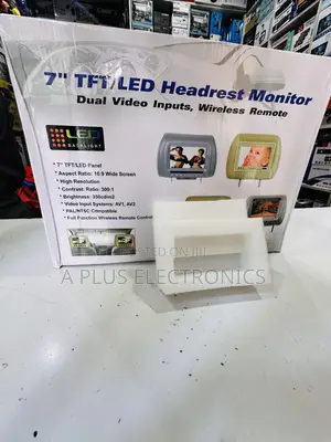 7 Inch Headrest Monitor – Plug Play Car Entertainment