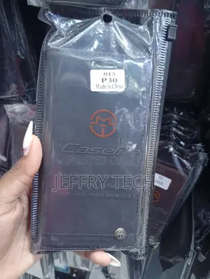 Huawei P30 Soft, Matte Wallet Leather Case