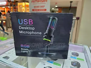 RGB Usb Gaming Microphone Desktop Podcast Recording Mic
