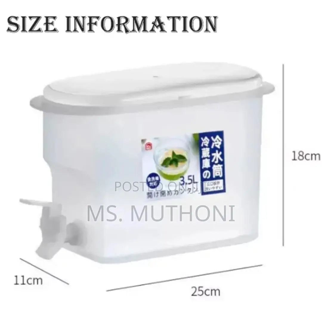 3.5-Liter Plastic Beverage Container