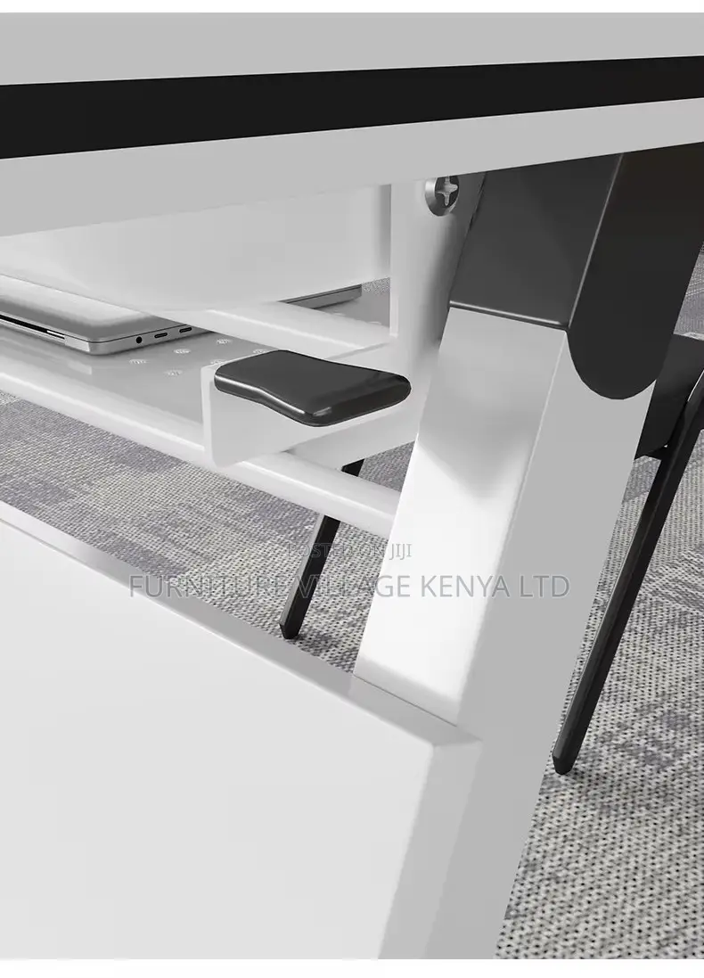 White Folding Office Training and Conference Table