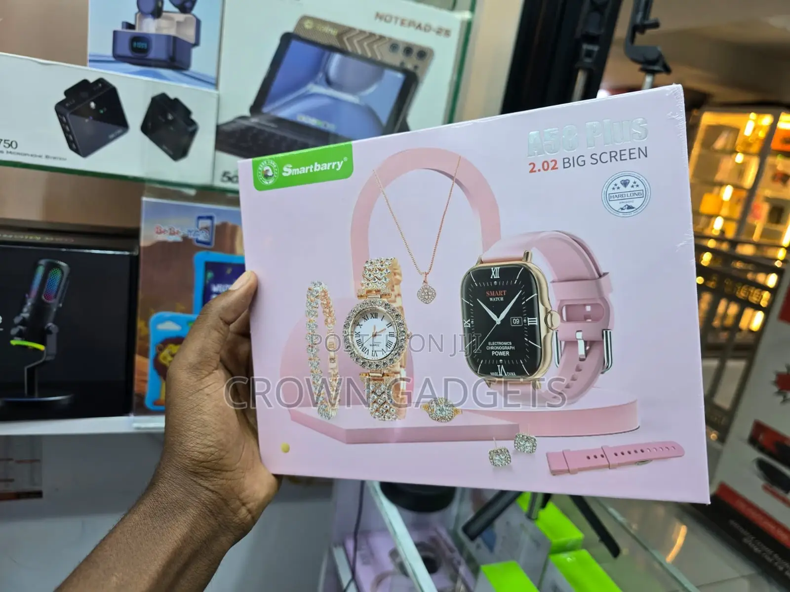Smartberry A58 Plus Bluetooth Calling Ladies Watch Set