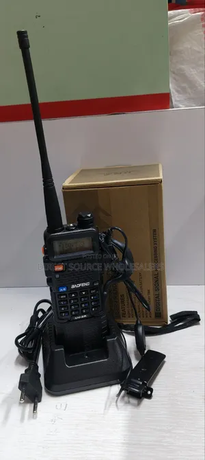Uv-5r Plus Long Range Walkie Talkie With Rechargeable Battery