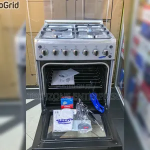 Ecomax Standing Cooker 60×60 3g + 1 E Electric Oven With Rotisserie,